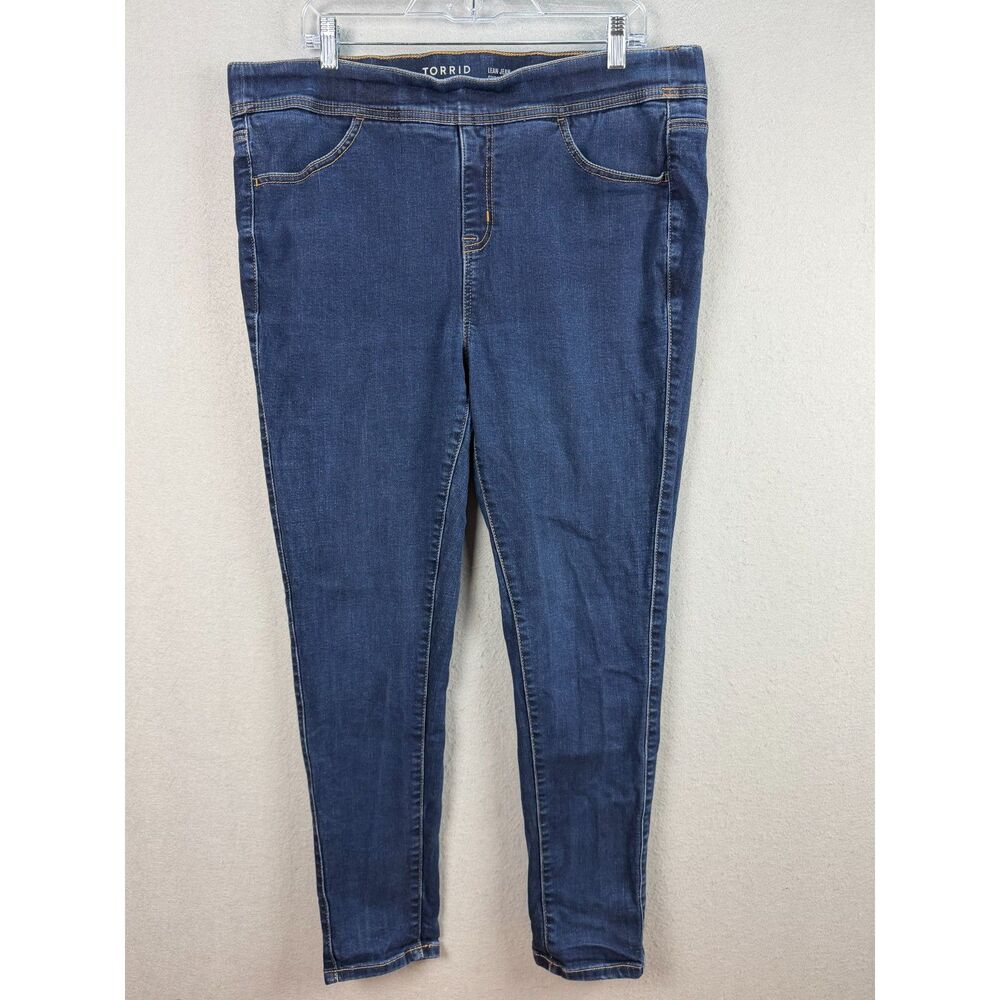 Torrid Lean Jean Super Soft Skinny Jeans Size 2R Dark Wash